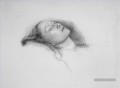 Étude pour Ophelia préraphaélite John Everett Millais